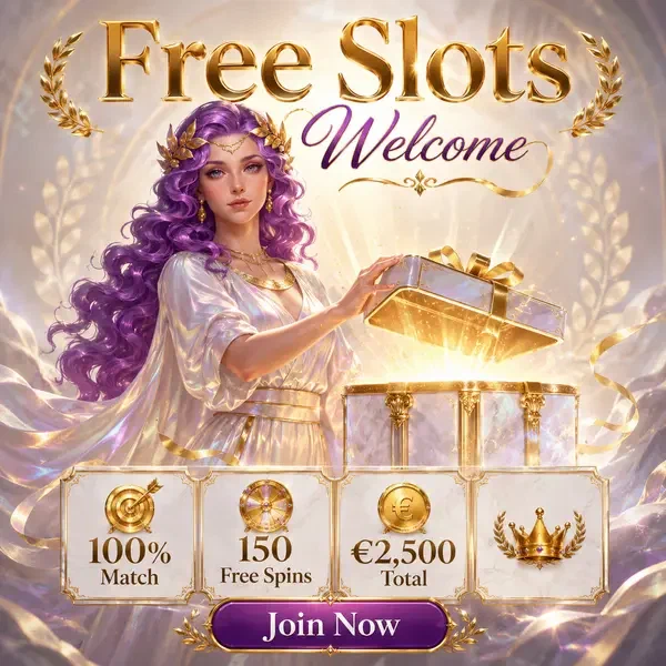 Dea della vittoria che apre scatola regalo con bonus slot gratis LiraSpin Casino che emana luce dorata