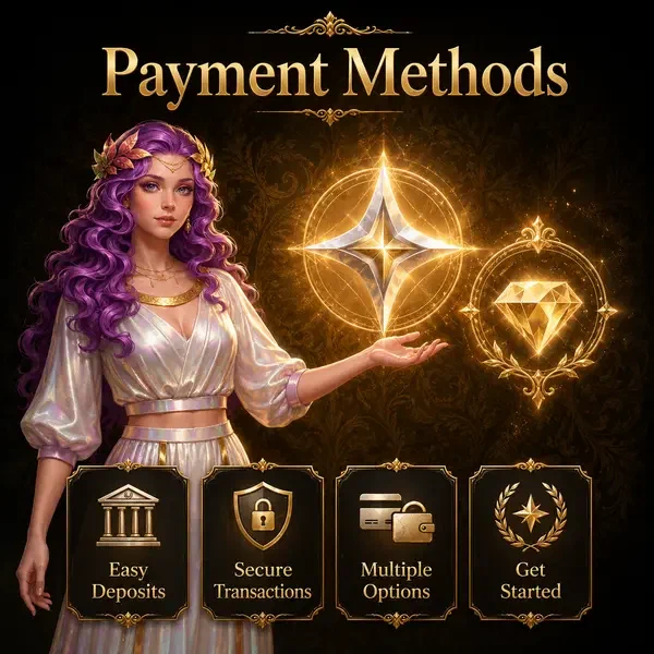 Dea della vittoria che presenta metodi di pagamento sicuri al portale LiraSpin Casino